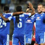 Jeremy Brockie celebrates goal with teammates