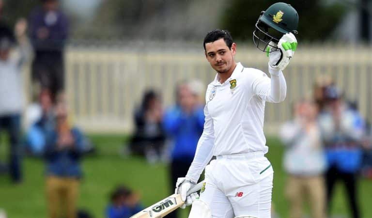 You are currently viewing De Kock jumps to sixth in ICC Test rankings