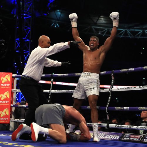 Joshua knocks out Klitschko in epic fight