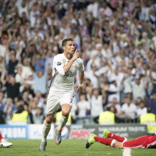 Ronaldo’s hat-trick sends Real into UCL semi-finals