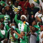 Fans of Bloemfontein Celtic