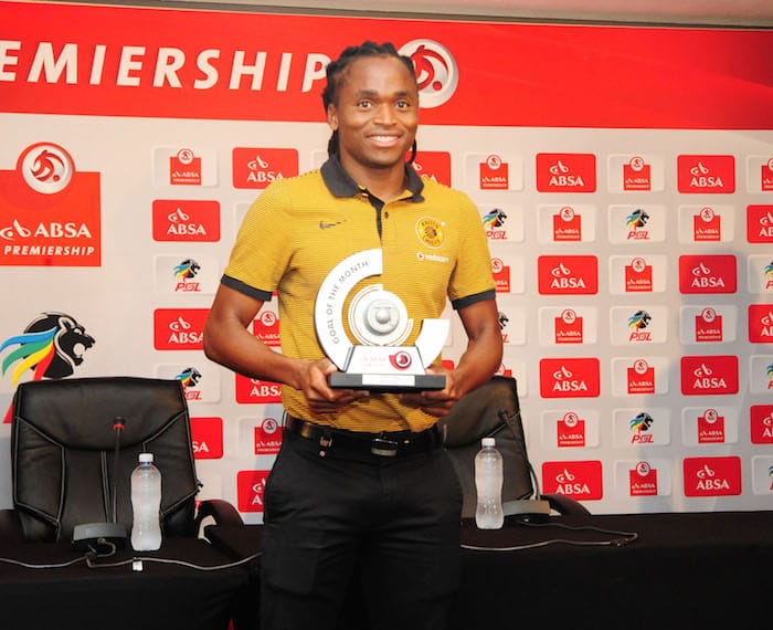 You are currently viewing Tshabalala bags Goal Of The Month award