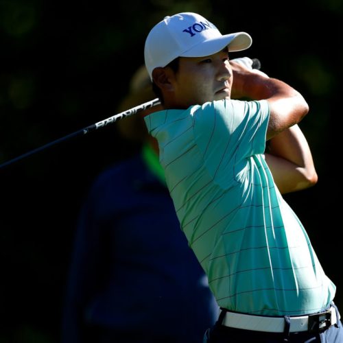 Record-breaking Kang leads in Houston Open