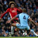 Manchester United's Marouane Fellaini