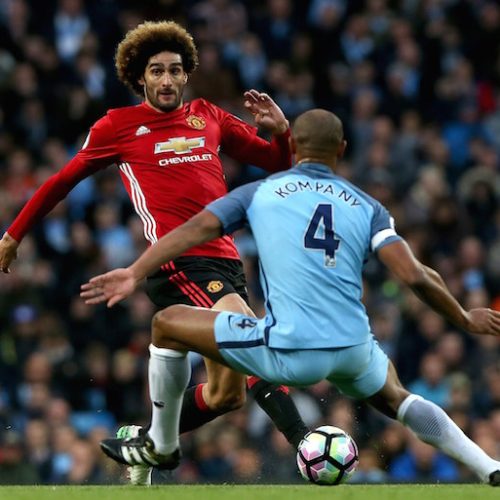 Watch: Fellaini’s 19 seconds of madness against Manchester City