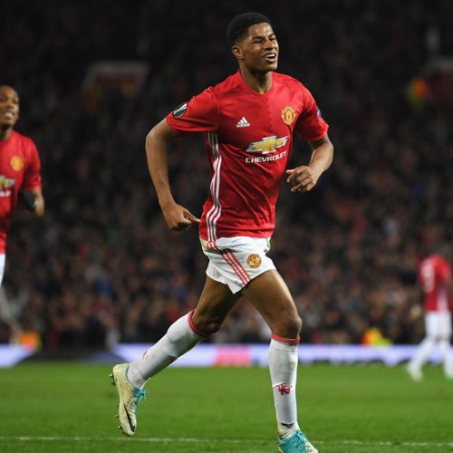 Rashford fires United into UEL semi-finals