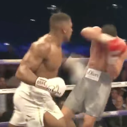 WATCH: Joshua knocks out Klitschko in round 11