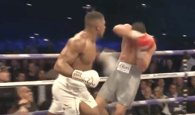 You are currently viewing WATCH: Joshua knocks out Klitschko in round 11