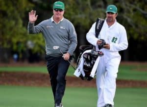 Read more about the article Hoffman tames wind, leads The Masters