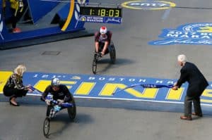 Read more about the article Van Dyk outsprinted in nailbiting Boston marathon