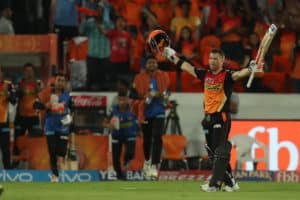 Read more about the article Warner century sets up Sunrisers’ win