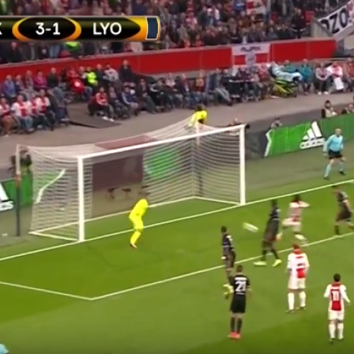 WATCH: Ajax hit four past Lyon