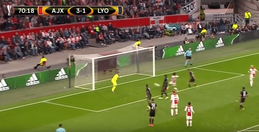You are currently viewing WATCH: Ajax hit four past Lyon