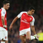 Arsneal duo Mesut Ozil and Alexis Sanchez