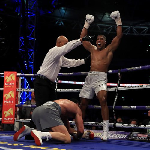 Joshua lights up the heavyweights