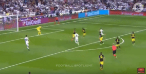 Read more about the article WATCH: Ronaldo’s hat-trick against Atletico