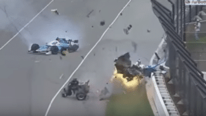 Read more about the article WATCH: Horrific crash at Indy 500