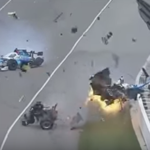 WATCH: Horrific crash at Indy 500