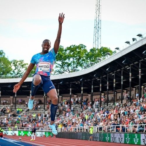 Manyonga wins Diamond League gold in the wind