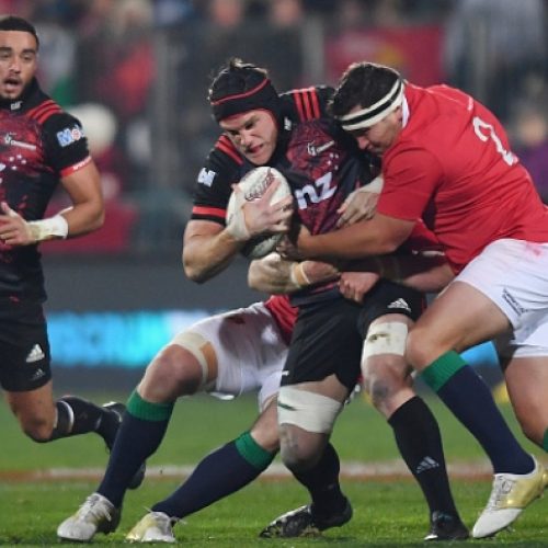 Lions claw Crusaders in Christchurch