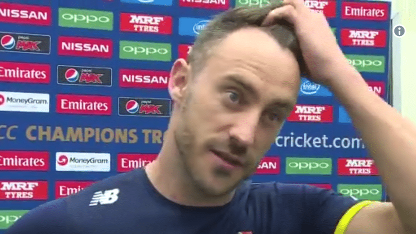 You are currently viewing Watch: Du Plessis on bizarre run outs