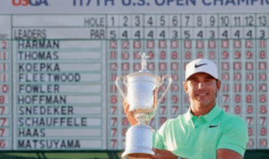 Read more about the article US Open winner climbs golf rankings