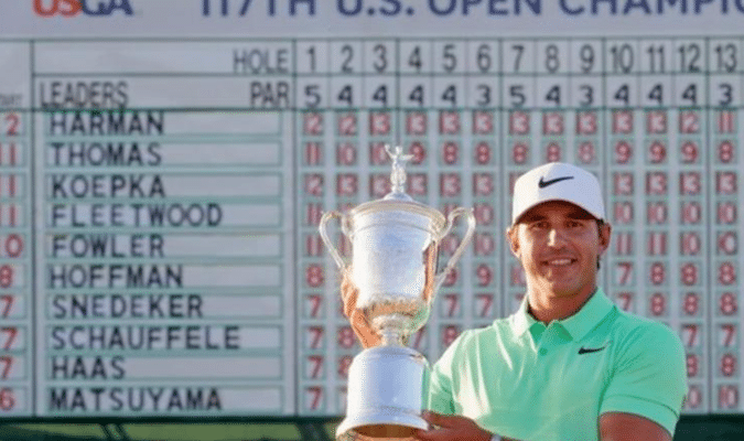 You are currently viewing US Open winner climbs golf rankings