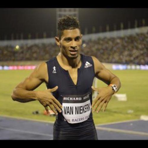 Wayde van Niekerk leads SA 1-2-3 with best time