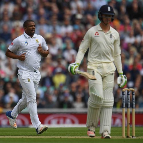 England consolidate after Philander strikes early