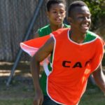 Amajimbos striker Junior Nare