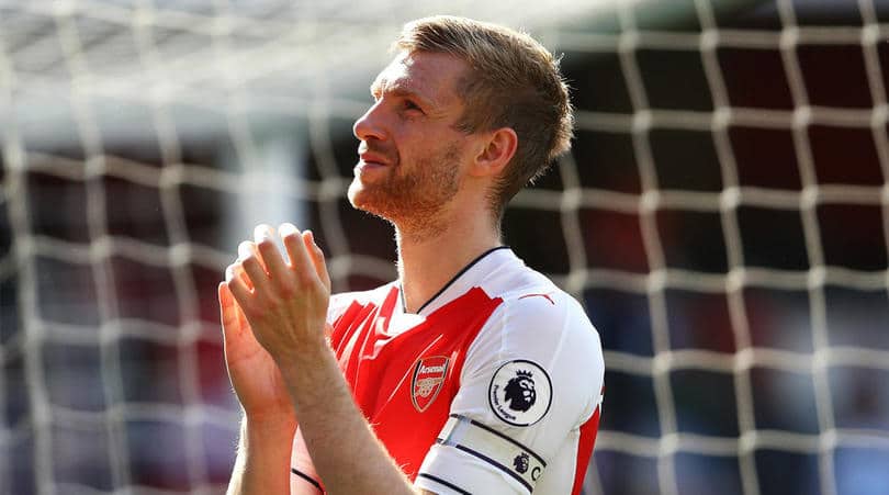 You are currently viewing Mertesacker to hang up his boots in 2018