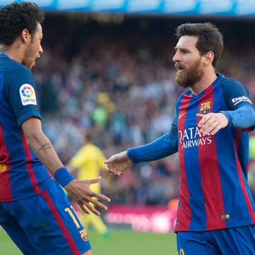 Messi’s contract extension leaves Neymar delighted