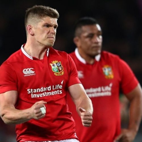 Farrell kicks Lions to series draw