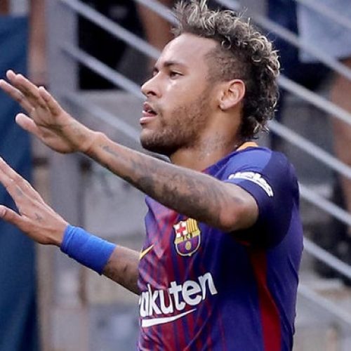 Watch: Neymar runs riot in Barca win