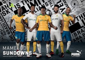 Read more about the article Mamelodi Sundowns introduce new home and away kits