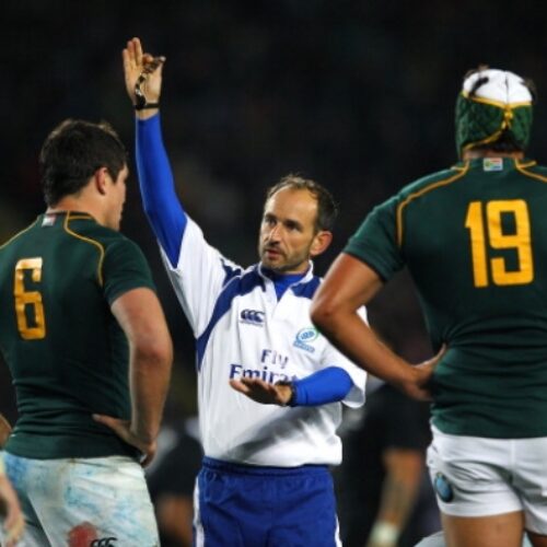 Romain Poite to referee next Bok Test