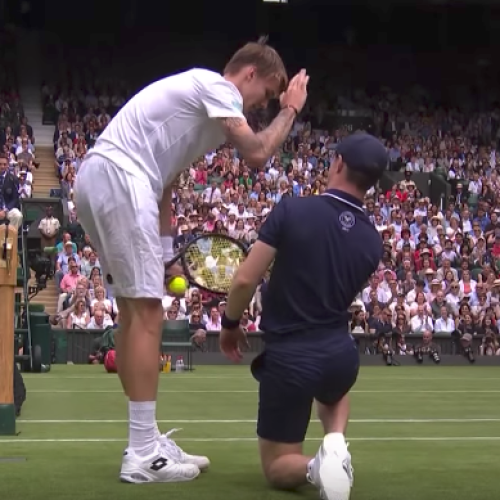 Watch: Wimbledon moments (Day 1)