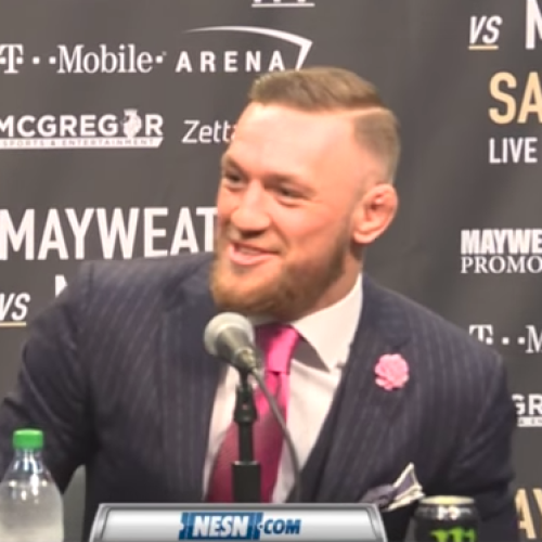 Watch: Mayweather Snr crashes McGregor’s presser