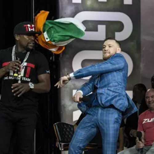 Watch: McGregor, Mayweather in Canada