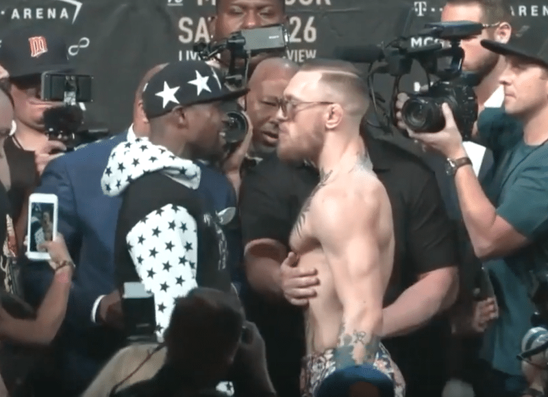 You are currently viewing Watch: Best bits from Mayweather, McGregor in Brooklyn