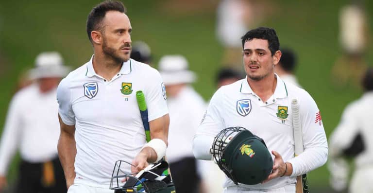 You are currently viewing Faf: De Kock should bat at 6 or 7
