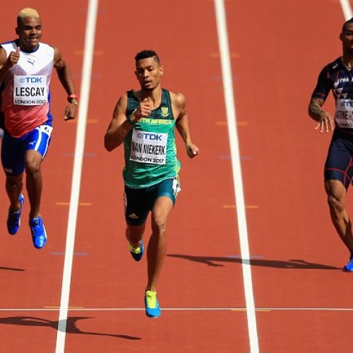 Van Niekerk eases into 400 semi-final