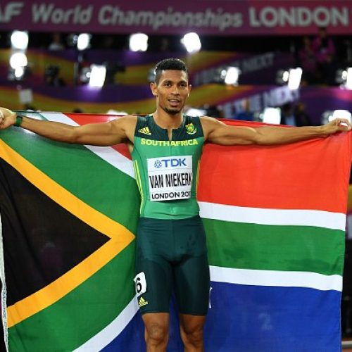 Van Niekerk lights up London