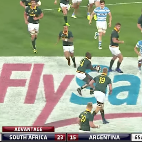 Watch: Highlights of Springboks vs Argentina