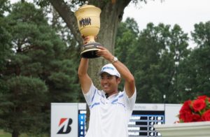 Read more about the article Matsuyama romps to Bridgestone title