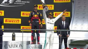 Read more about the article Watch: Hamilton takes chequered flag at Spa