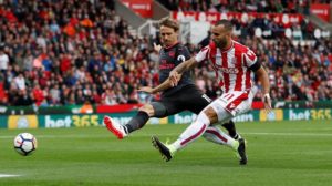 Read more about the article Jese nets debut goal as Stoke edge Arsenal
