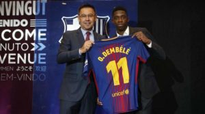 Read more about the article Dembele denies feeling pressure