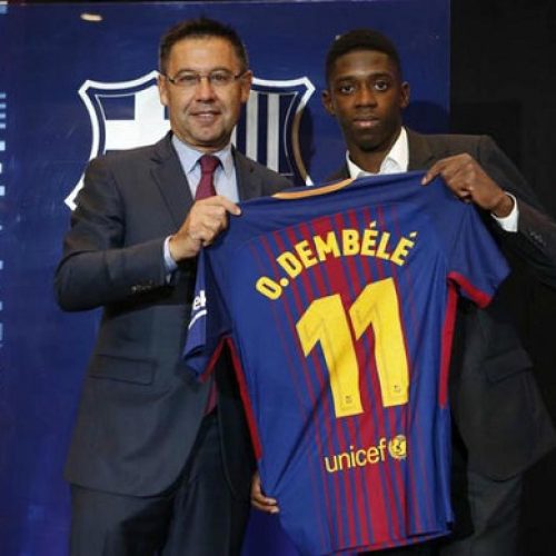 Dembele denies feeling pressure