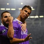 Real Madrid duo Dani Carvajal and Cristiano Ronaldo